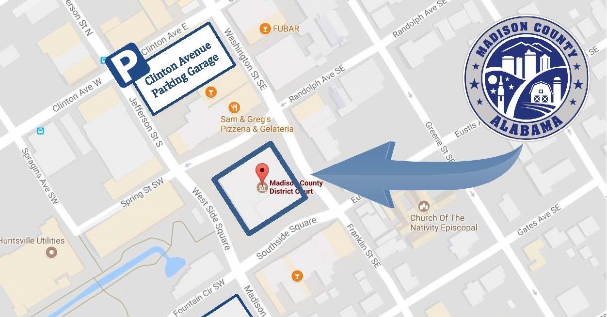 Parking Map revised January 2022