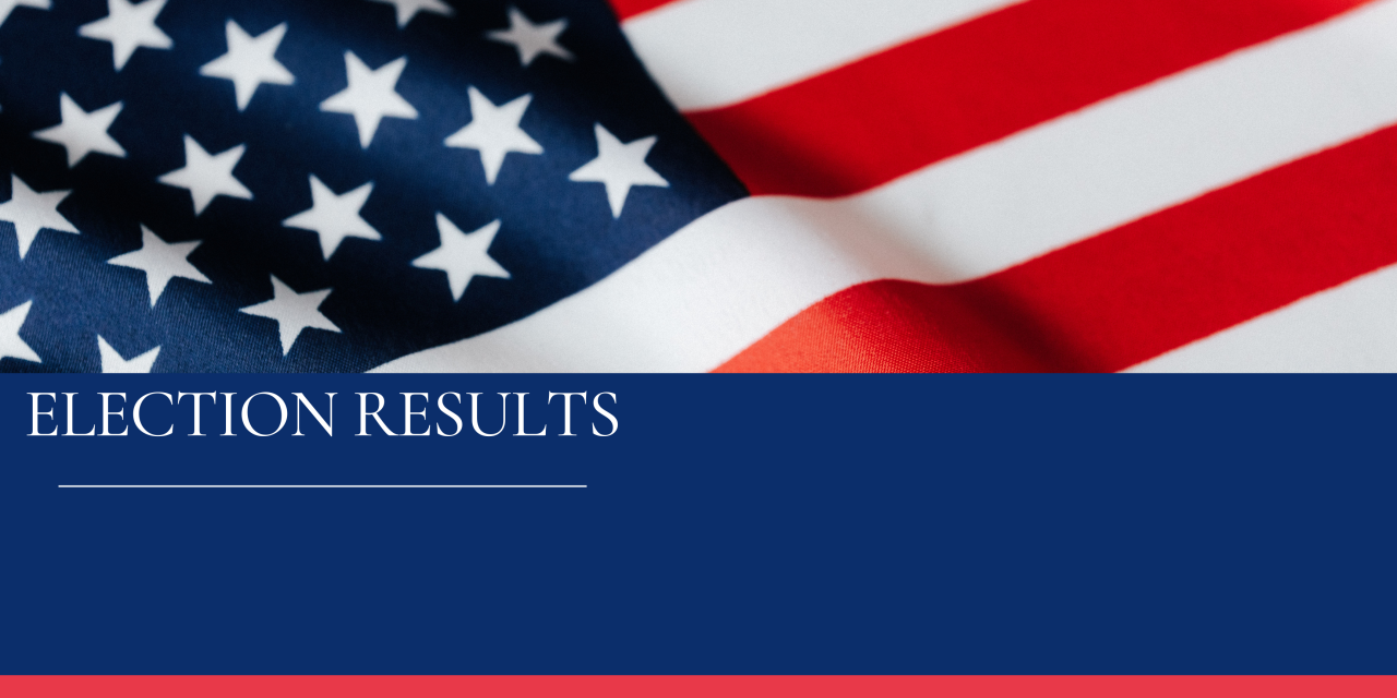 Election Results Banner